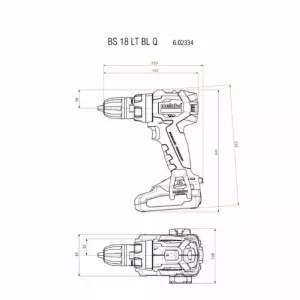 grossiste METABO Perceuse Visseuse 18V 4Ah LiHD 75Nm- BS 18 LT BL Q – 602334800 12