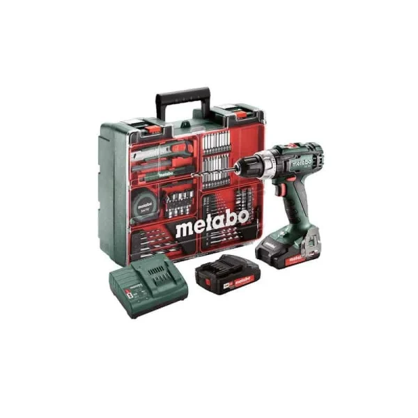 METABO Perceuse Visseuse 50Nm 18V 2Ah +74 Acc BS18 LSet – 602321870 Boutique 1