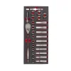 ultratendance MILWAUKEE Module Mousse Douille Et Cliquet 1/2″ 28 Pcs – 4932479826 14