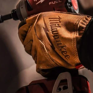 soldes ligne MILWAUKEE Paire De Gants De Travail En Cuir – 493247812 6
