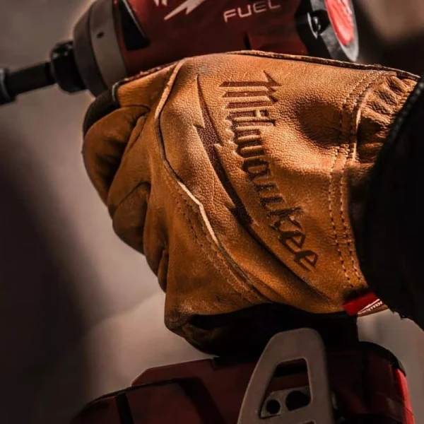 soldes ligne MILWAUKEE Paire De Gants De Travail En Cuir – 493247812 3