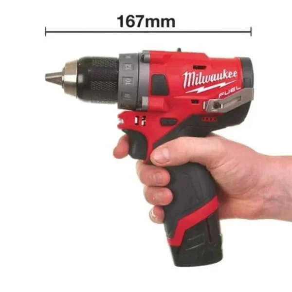 grande marque pas cher MILWAUKEE Perceuse Visseuse 12V 6Ah – M12 FDD-602X – 4933459820 4