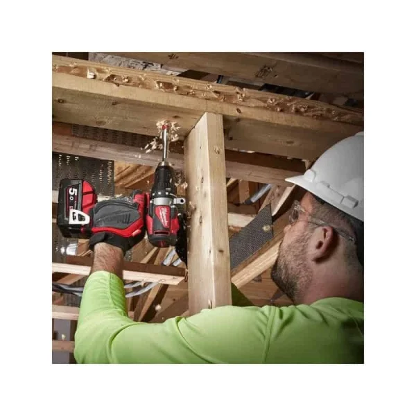 Pas Cher soldes France MILWAUKEE Perceuse Visseuse 18V 5Ah M18 BLDD2-502X – 4933464515 3