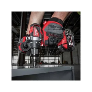 Pas Cher soldes France MILWAUKEE Perceuse Visseuse 18V 5Ah M18 BLDD2-502X – 4933464515 12