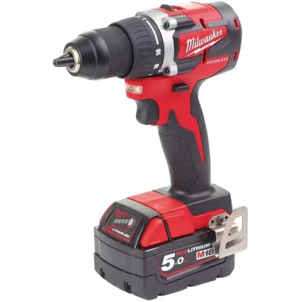 garantis authentique MILWAUKEE Perceuse Visseuse 18V 5Ah M18 CBLDD-502C – 4933464556 3