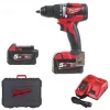 garantis authentique MILWAUKEE Perceuse Visseuse 18V 5Ah M18 CBLDD-502C – 4933464556 20