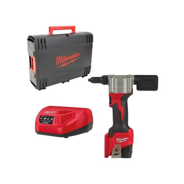 MILWAUKEE Riveteuse Sans Fil 12V 2.0Ah M12 BPRT-201X – 4933464405 Livraison gratuite 1