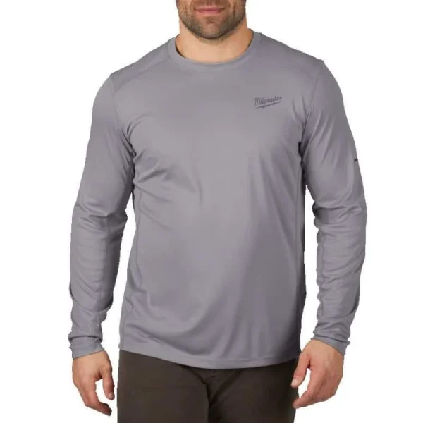 magasins pas chers MILWAUKEE T-shirt Respirant Manche Longue Workskin Homme – WWLSG 4
