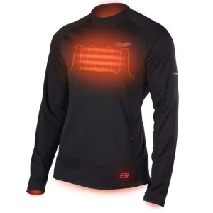 vente chaude MILWAUKEE Tee-shirt Chauffant Workskin Homme Avec Batterie – L4 HBLB-301 8