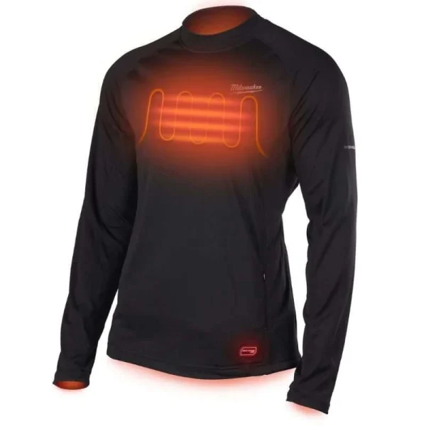 vente chaude MILWAUKEE Tee-shirt Chauffant Workskin Homme Avec Batterie – L4 HBLB-301 3
