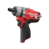 marques pas cher MILWAUKEE Visseuse 1/4″ M12 CD-0 – 4933440450 Solo 22