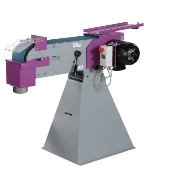 Meilleur Service SIDAMO Ponceuse à Bande Bg 1503 Bsf 150X2000 Sur Socle – 20105029 1