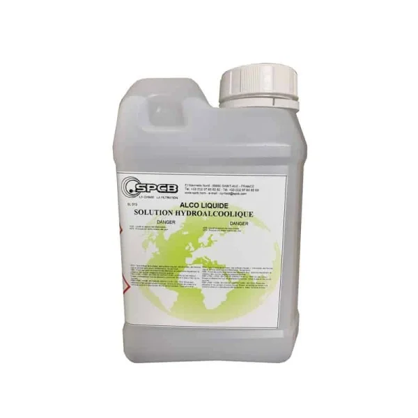 soldes officiel SPCB Solution Hydro Alcoolique – Bidon 1 Litre 1