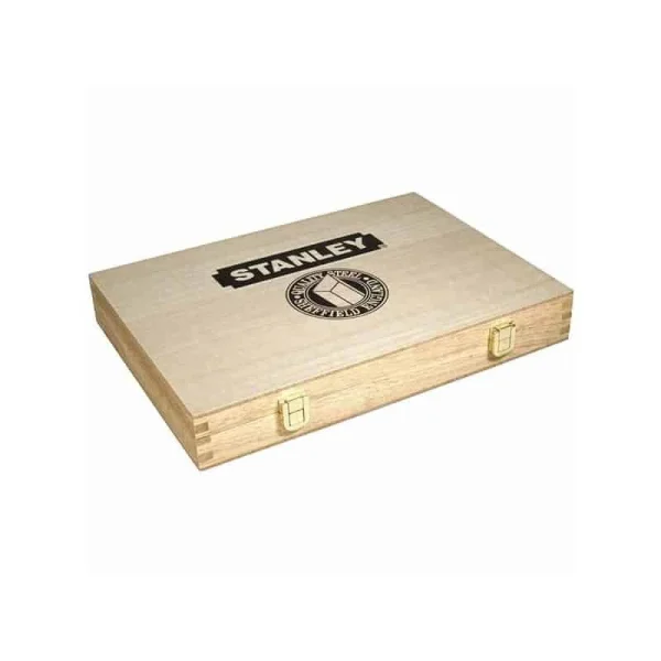 STANLEY Coffret 5 Ciseaux à Bois Manche En Bois – 2-16-217 magasin solde 3