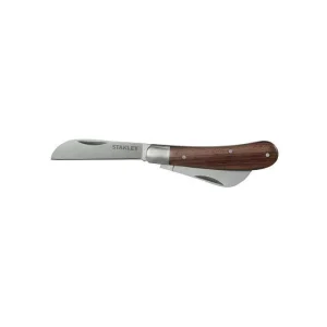 Large choix en ligne STANLEY Couteau D’électricien à 2 Lames Manche Bois – STHT0-62687 18