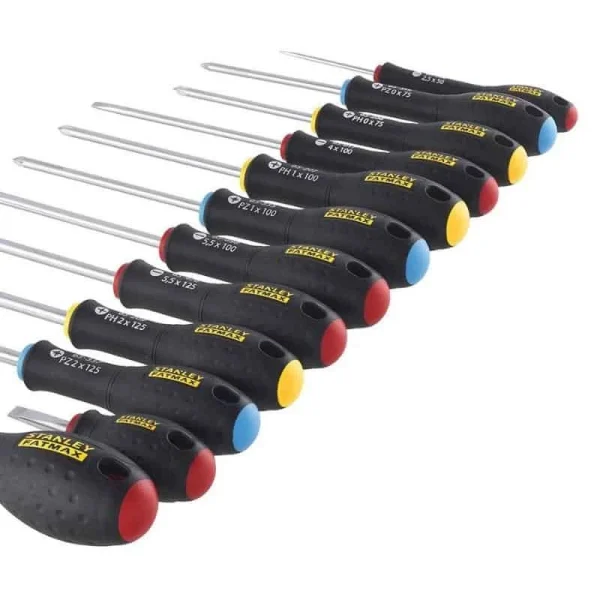 mode pas chere STANLEY Set De 12 Tournevis : élec, Méca, Phillips Et Pozi – FMHT65426-0 3
